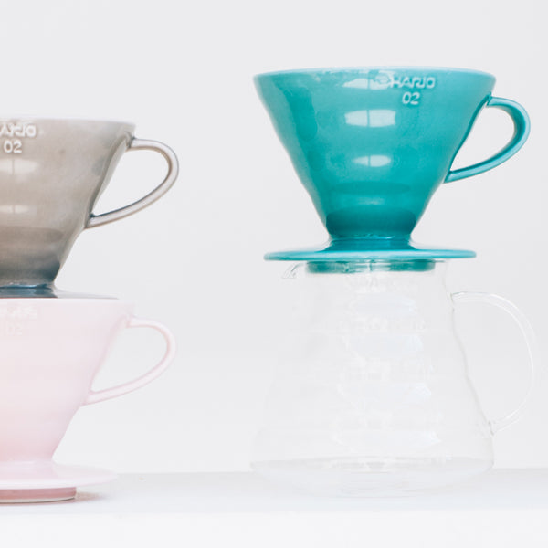 Coffee Dripper V60 02 Ceramic - Turquoise Green