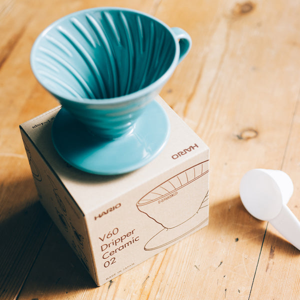 Coffee Dripper V60 02 Ceramic - Turquoise Green